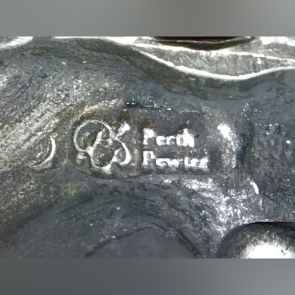 Vintage 1986 Perth Pewter Dragons Castle Figurine w/ Crystals 4.5" x 3" - Picture 4 of 7